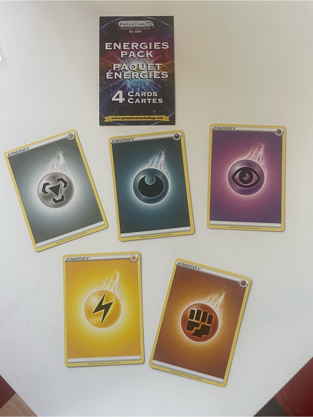 Pokemon 2019 energy cards set
